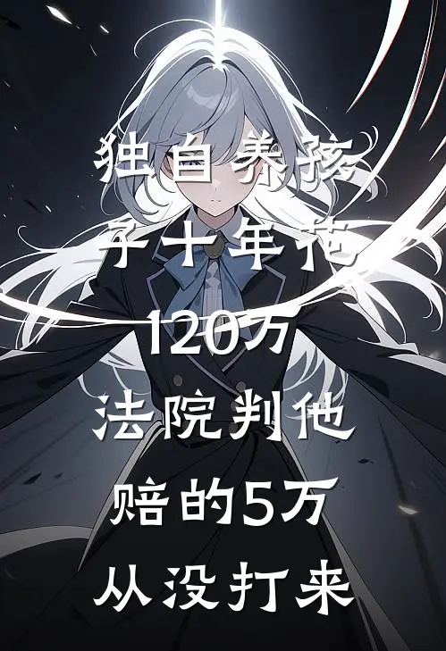 独自养孩子十年花120万，法院判他赔的5万从没打来